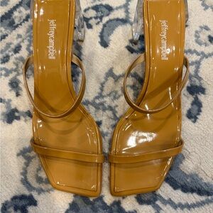 Jeffrey Campbell Brown Strappy Heels